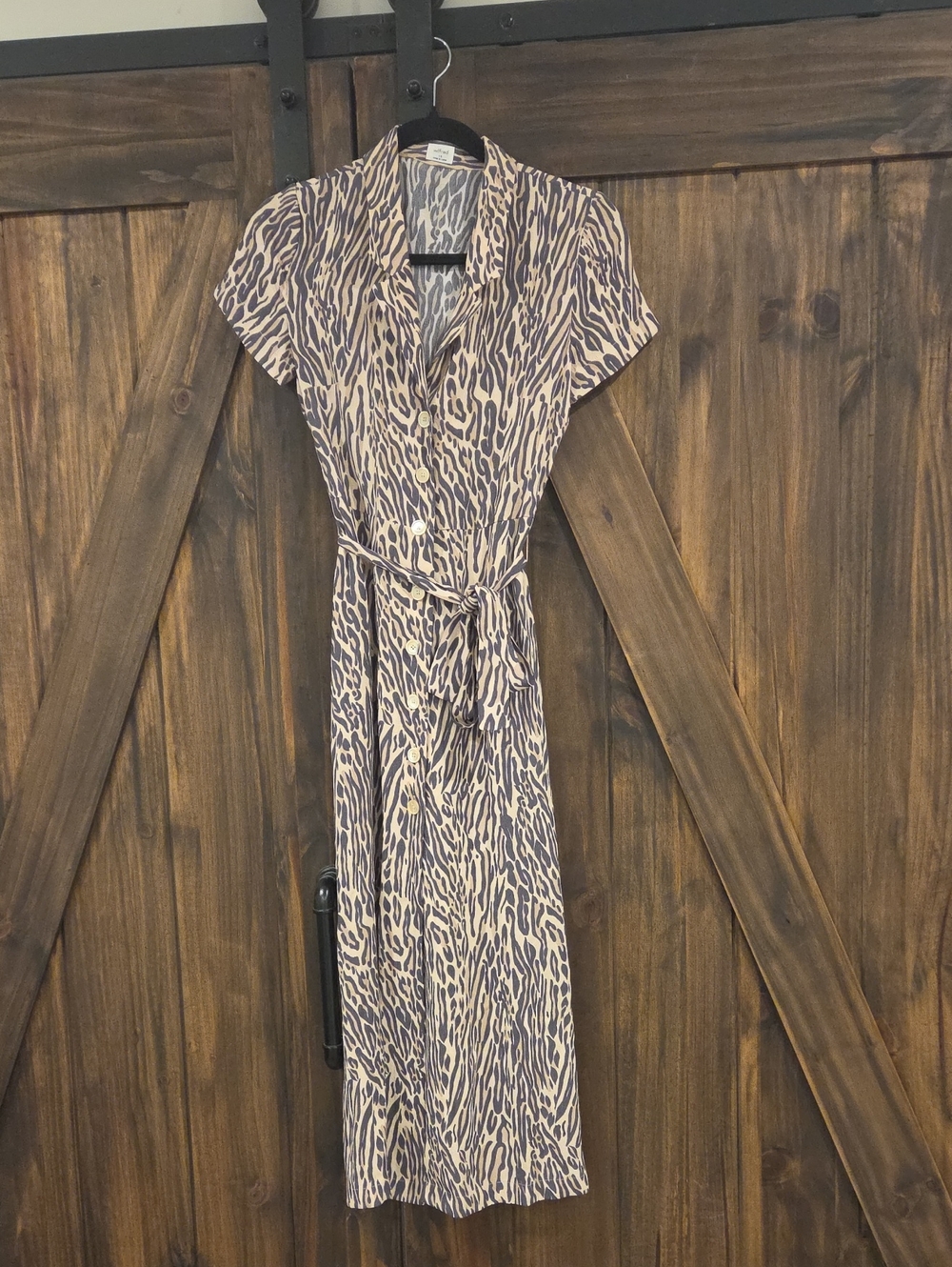 Aritzia Animal Print Dress